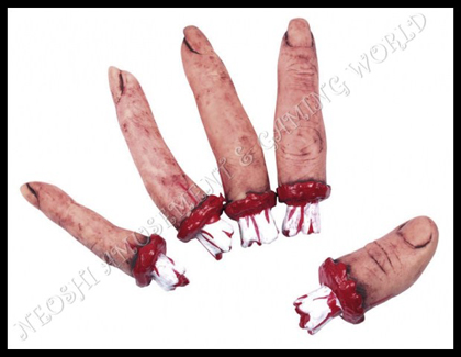 BLOODIED FINGERS